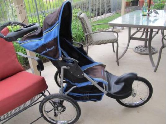 PoulaTo: Baby Trend Jogger Jogging Stroller Blue EUC Expedition