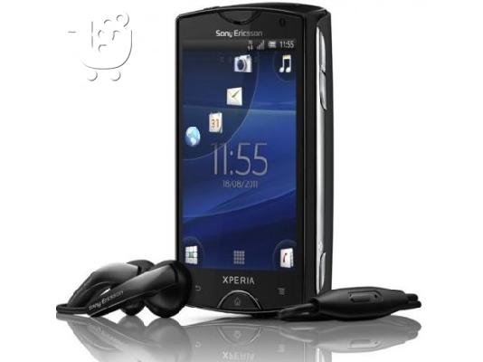 Sony Ericsson Xperia mini st15i Black+ακουστικά σε συσκευασία