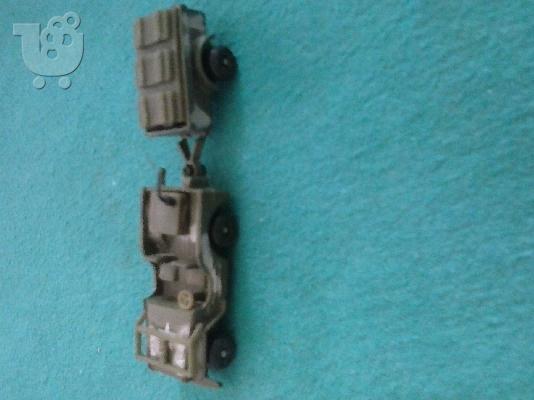 PoulaTo: 1/100 ZYLMEX-WILLYS JEEP WITH TRAILER