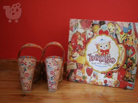Πωλείται-Pin up heels- χειροποίητα πέδιλα-peep toe-Πλατφόρμες...