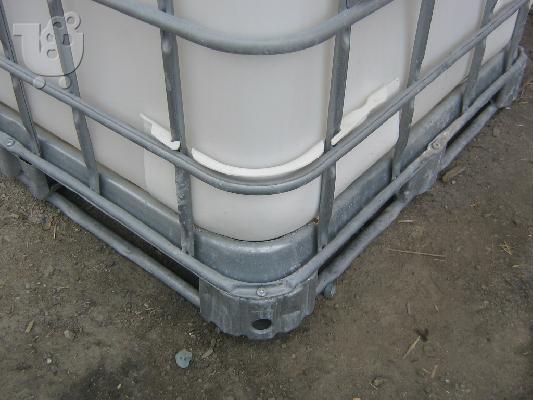 δεξαμενές ibc παλετοδεξαμενές 1000 litra