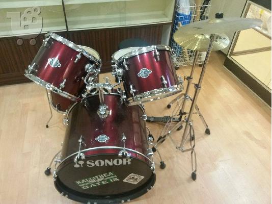 Πωλείται Full Drumset SONOR Smart Force Wine Red Studio - € 350,00