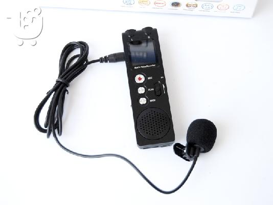 Εγγραφέας ήχου με bluetooth και με μείωση του θορύβου