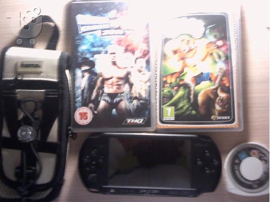 sony psp tsiparismeno 2gb kai 5 paixnidia mono 60€
