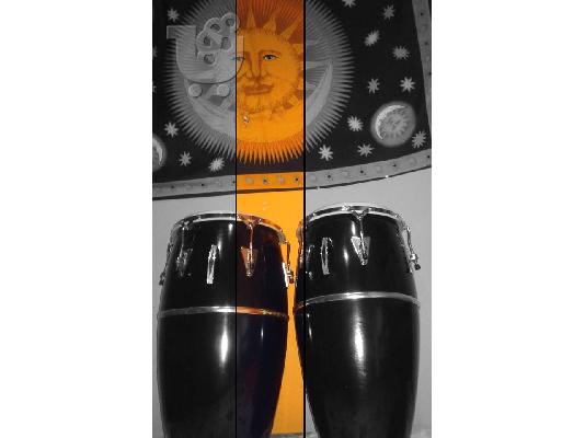Latin Percussion Congas Set (Χρώμα Black & Gold)