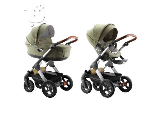 PoulaTo: STOKKE TRAILZ STROLLER, Περιορισμένη έκδοση - NORDIC GREEN