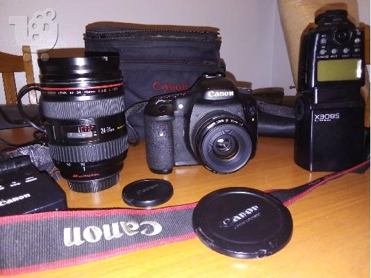 PoulaTo: CANNON EOS 7D + CANNON ZOOM LENS EF 24-70MM +FLASH 580EX +CANNON LENS 35MM+ΒΑΛΙΤΣΑΚΙ CANNON