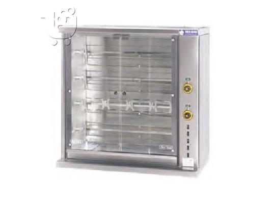 PoulaTo: Κοτοπουλιέρα ηλεκτρική με 4 σούβλες 1060x450x1040mm ΚΑΙΝΟΥΡΙΑ