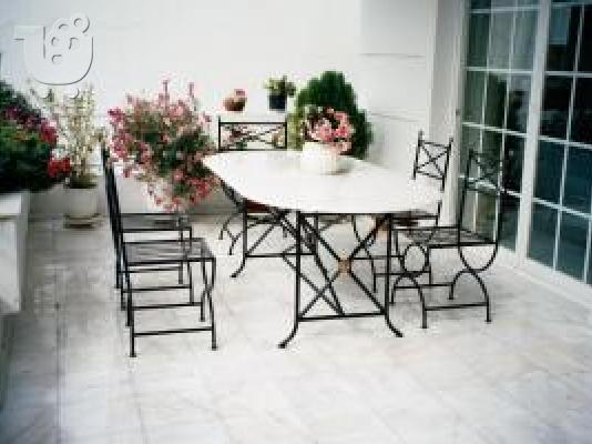PoulaTo: chaise de jardin επιπλα κηπου ομπρελες φωτιστικα βεραντας εξοχης πισινας σφυρηλατα χειροποιητα ψηφιδωτα εξωτερικοÏ