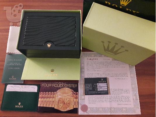 ΚΟΥΤΙ ROLEX DAYTONA, SUBMARINER, DATEJUST, DAYDATE, OYSTER PERPETUAL, AIR KING, Yacht‑Mast...