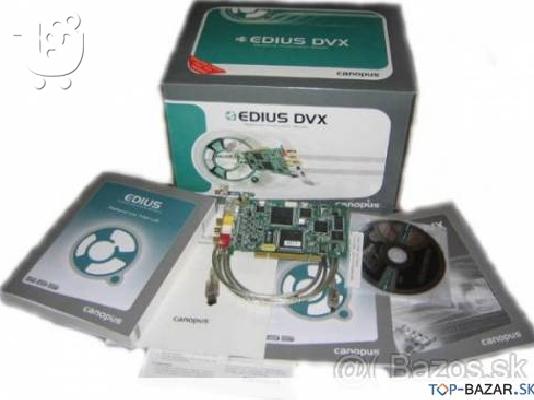 PoulaTo: edius dvx 4.6 souita montaz+karta+hasp usb