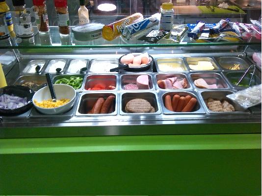 ψυγειο fast food-