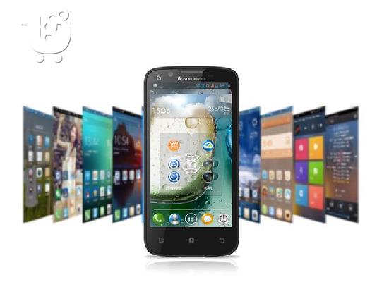 PoulaTo: Lenovo a388 quad-core 1gb ram και 5.0 inches.