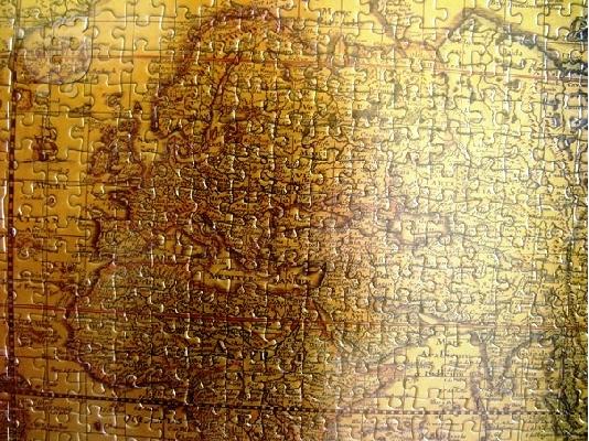 ΠΙΝΑΚΑΣ Παγκόσμιος Χάρτης - Παζλ ολοκληρωμένο