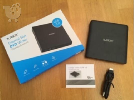 PoulaTo: Turbo-X External Optical USB 3.0 Black (καινούργιο/αμεταχείριστο)