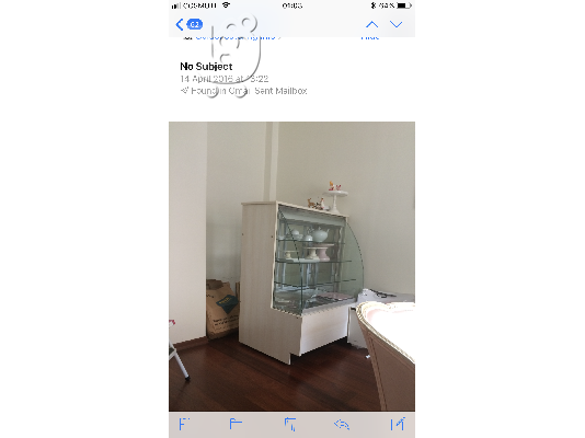 PoulaTo: πωλείται κουκλίστικο custom-made ψυγείο βιτρίνα για μικρό καφέ/ ζαχαροπλαστείο