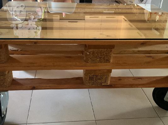 Χειροποιητο Τραπεζι απο Παλετες