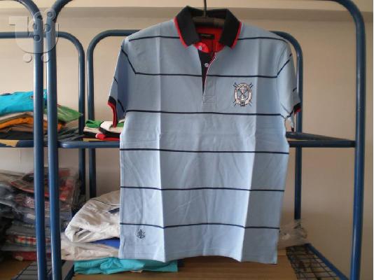 PoulaTo: αντρικό T-shirt Polo 100% βαμβακερό