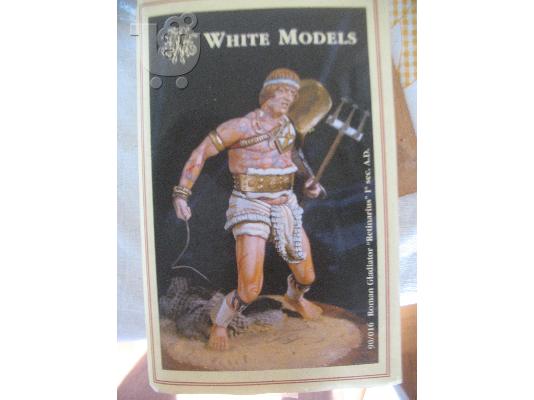 PoulaTo: WHITE MODELS-90MM ROMAN GLADIATOR RETINARIUS