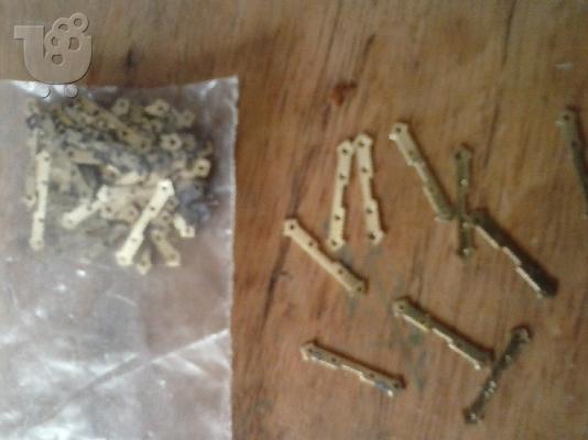 PoulaTo: GUN PORT BRASS HINGES - 3 x 15 mm. (30 ΤΕΜ)
