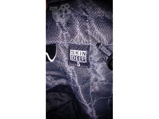 ΔΕΡΜΑΤΙΝΟ Παλτό καμπαρντίνα Skin Deep SIZE: Small