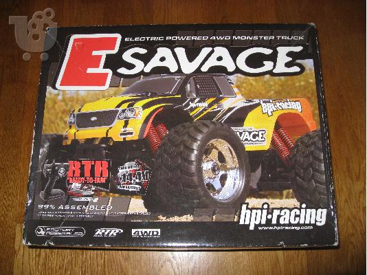 PoulaTo: hpi e-savage rc car