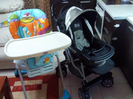 PoulaTo: Πωλειται καροτακι peg perego venezia+καθισμα chicco