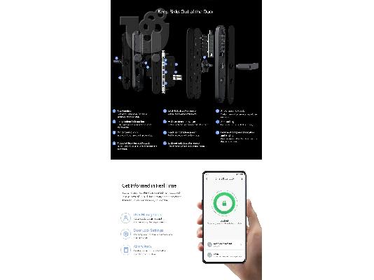 Smart lock fingerprint "Xiaomi Aqara Ν100" - Apple HomeKit compatible