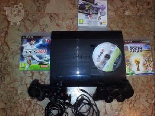 Πωλειται ps3  500 GB+ 4 παιχνιδια 190 συζητισιμη
