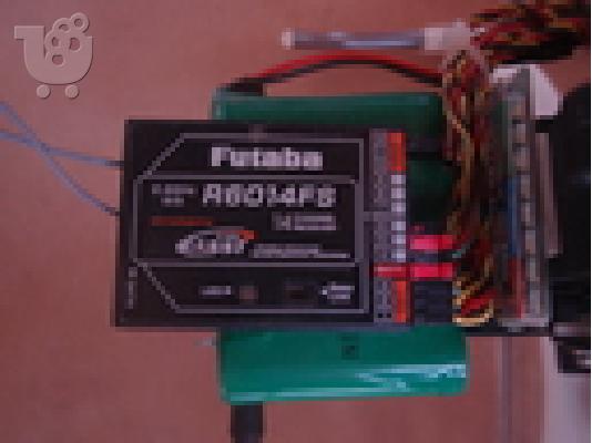 THUNDER Tiger RAPTOR 50 RED LINE 53 Αχρησιμοποίητο. χαρακτηριστικά-futaba receiver R6014 F...