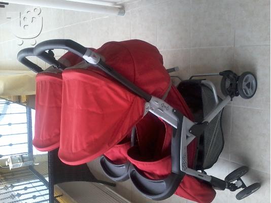 ΚΑΡΟΤΣΙ ΔΙΔΥΜΩΝ PEG PEREGO ΣΑΝ ΚΑΙΝΟΥΡΙΟ, ΕΧΕΙ ΧΡΗΣΙΜΟΠΟΙΘΕΙ ΜΟΝΟ 3 ΦΟΡΕΣ. ΑΡΧΙΚΗΣ ΤΙΜΗΣ 2...