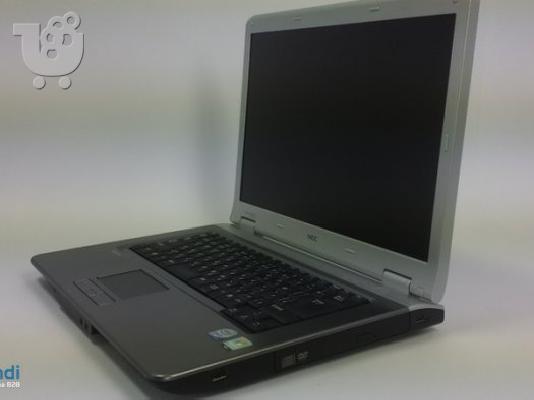 Stock Notenook NEC 15, 4 ιντσών ασήμι 2, 13 GHz, 120 GB σκληρό δίσκο 1 GB DVD-CDRW...