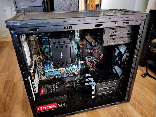 Desktop i7 / 8Gb DDR3 / 520W /DarkRock-FractalDesign-Asus-Antec PC Tower