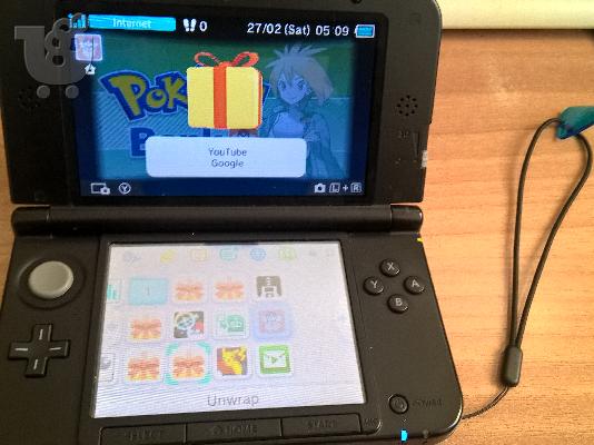 PoulaTo: Nintendo 3ds XL black + Pokemon X + Y + 2 χρόνια εγγύηση και άλλα πολλά! ΣΤΟ ΚΟΥΤΙ ΤΟΥ