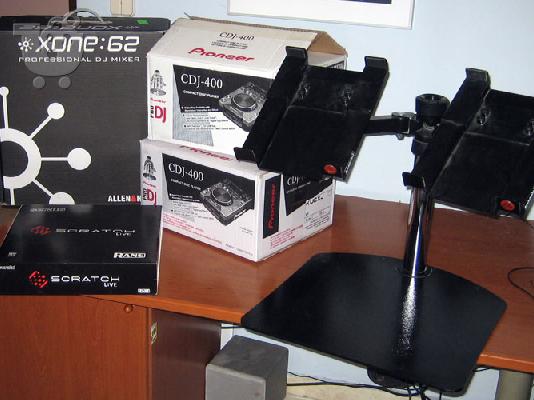 2xPioneer CDJ-400 και mixer Allen&Heath Xone:62