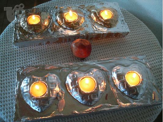 PoulaTo: HAND MADE CANDLE- HOLDERS- ANGELS-MADONNAS& DECOR ITEMS-BY NIKOS TSOKOS.