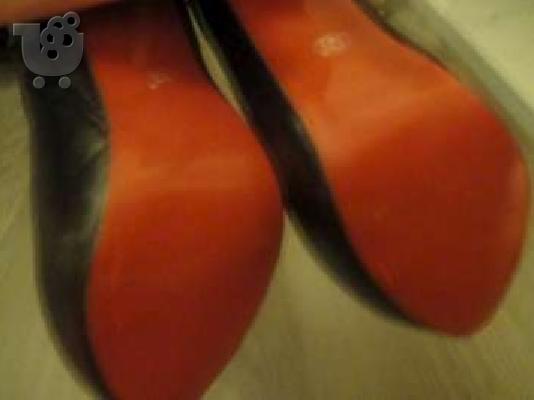 Red sole ankle boots