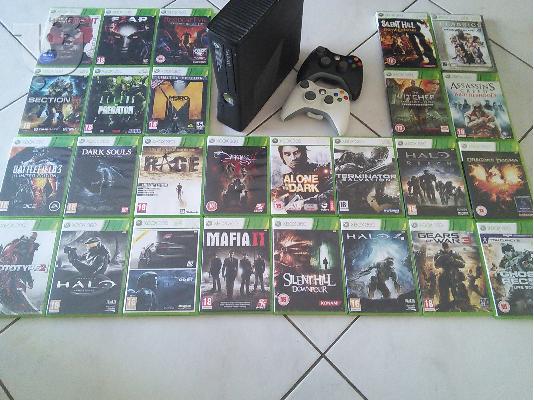Xbox360  σαν καινούργιο  με απιθανα παιχνιδια