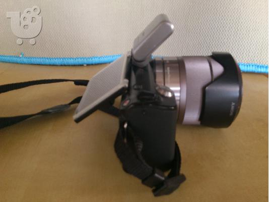 φωτογραφική sony nex-5+18-55mm φακός+όλα τα περιφερειακά