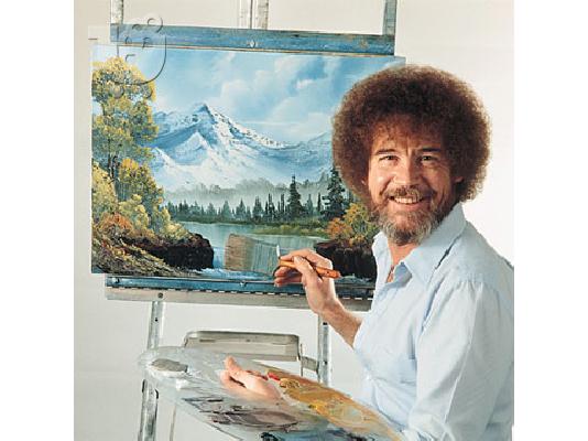 Μαθήματα ζωγραφικής με τον Bob Ross στα Ελληνικά