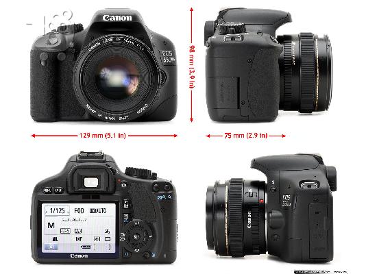 Canon EOS 550D (άριστη κατάσταση)