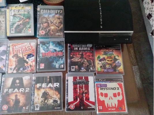 Playstation 3 40gb + παιχνιδια