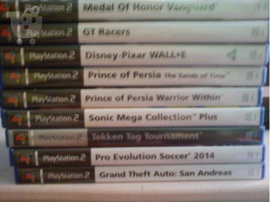 πωλειτε playstation 2 + 12 games