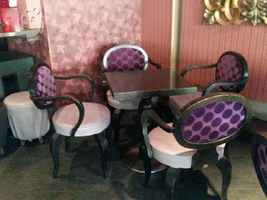 PoulaTo: Επαγγελματικος εξοπλισμός καφέ bar τραπέζια καρέκλες