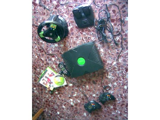 PoulaTo: Xbox+2 tilexeiristhria+timoniera+dvd control+paixnidia