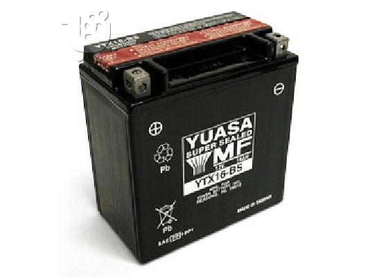 PoulaTo: Μπαταρία Moto Yuasa YTX16-BS 14AH