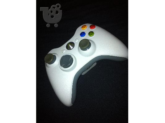 ΠΩΛΕΙΤΑΙ XBOX 360 (ΛΕΥΚΟ) + 1 ΧΕΙΡΙΣΤΗΡΙΟ + 9 ΠΑΙΧΝΙΔΙΑ