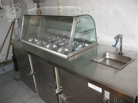 ΑΝΟΞΕΙΔΩΤΟ ΨΥΓΕΙΟ ΒΙΤΡΙΝΑ ΜΕ ΨΥΚΤΗ ΝΕΡΟΥ