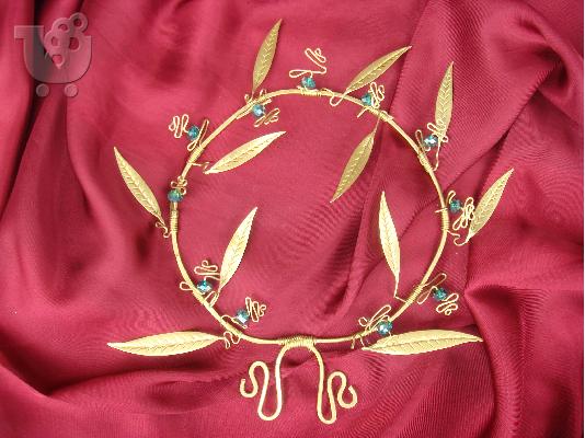 PoulaTo: ορείχαλκο και χάντρες swarovski