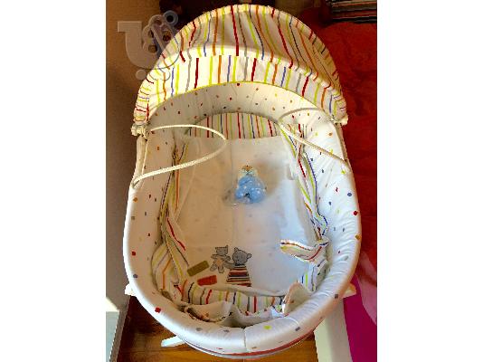 Καλαθούνα Bebe Home με ξύλινη βάση